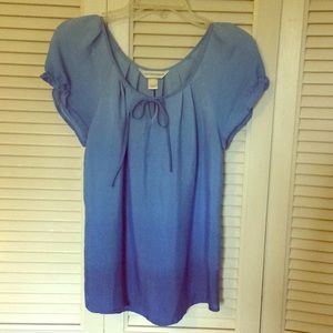 Christopher & Banks light weight blue shirt.